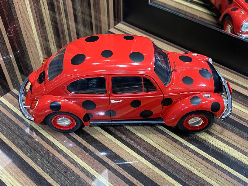 1/18 Diecast Volkswagen Beetle Kafer 1303 "Marienkafer" Red Solido Model Car|Sold in Dturman.com Dubai UAE.