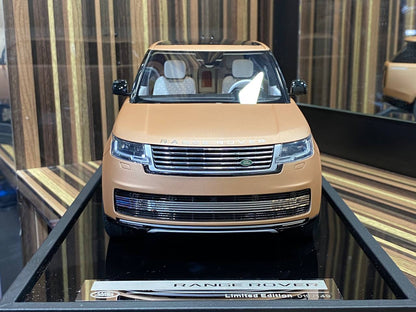 1/18 Resin Land Rover Range Rover Sunset Gold Matt by MotorHelix|Sold in Dturman.com Dubai UAE.