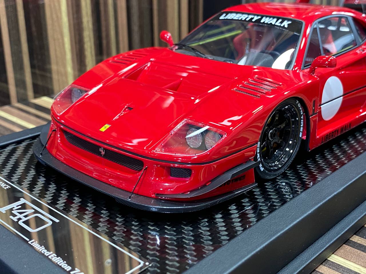 1/18 Ferrari F40 LB Performance Red by VIP Models|Sold in Dturman.com Dubai UAE.