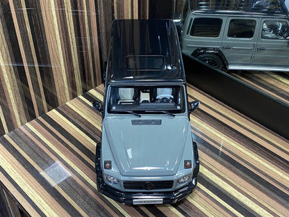 1/18 Mercedes-Benz G 63 AMG Line W463 Grey Dealer Edition -  Minichamps|Sold in Dturman.com Dubai UAE.
