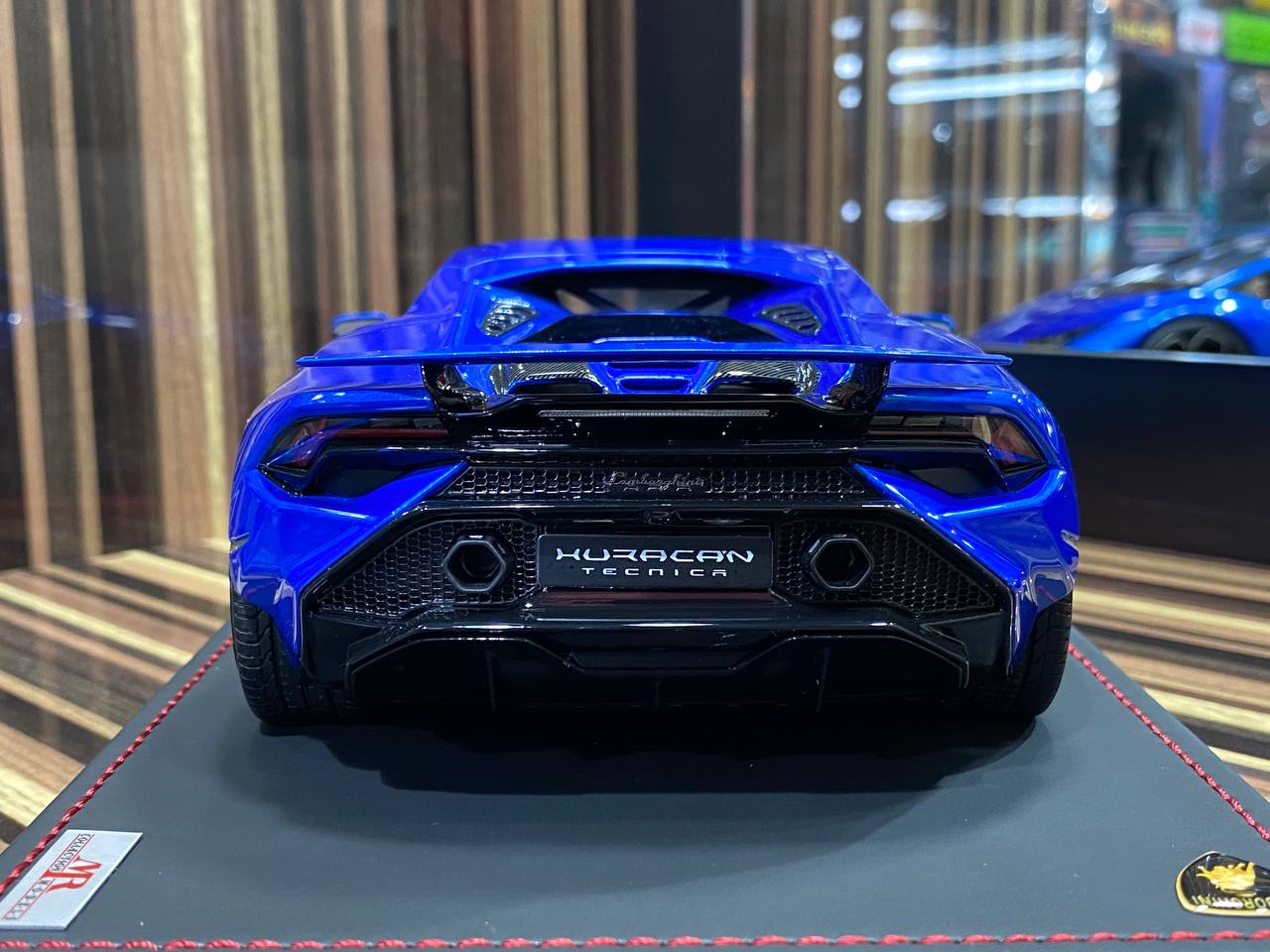 1/18 Resin Lamborghini Huracan Tecnica Blue by MR Collection|Sold in Dturman.com Dubai UAE.