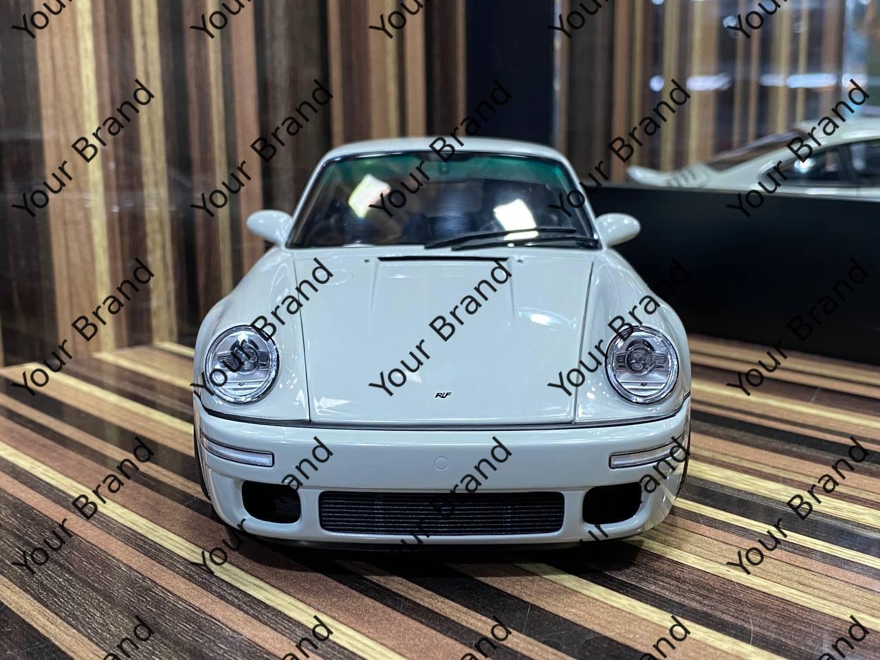 1/18 Diecast  Porsche RUF SCR Chalk Grey Almost Real Scale Model Car - Diecast model car by dturman.com - Almost Real|Sold in Dturman.com Dubai UAE.