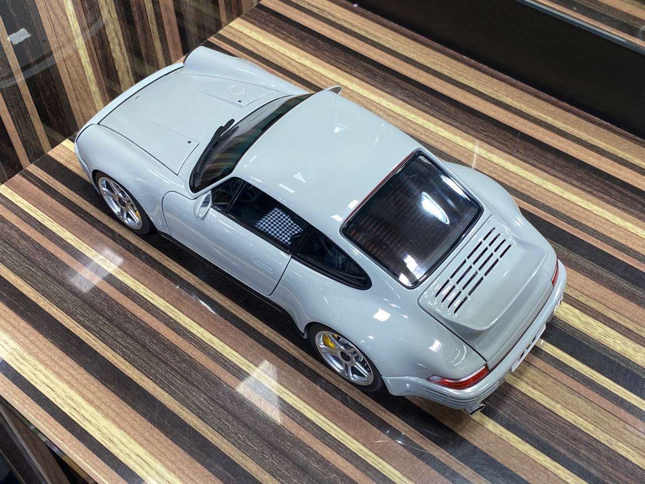1/18 Diecast  Porsche RUF SCR Chalk Grey Almost Real Scale Model Car|Sold in Dturman.com Dubai UAE.