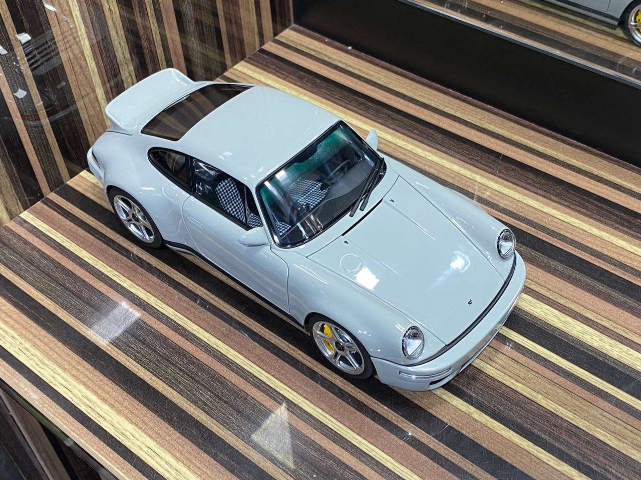 1/18 Diecast  Porsche RUF SCR Chalk Grey Almost Real Scale Model Car|Sold in Dturman.com Dubai UAE.