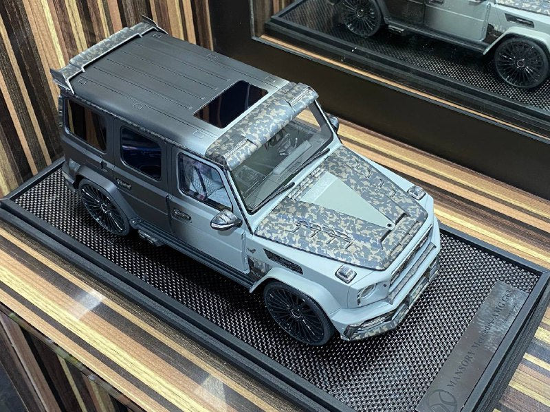 Mercedes-Benz G63 MANSORY Black Grey Motorhelix|Sold in Dturman.com Dubai UAE.