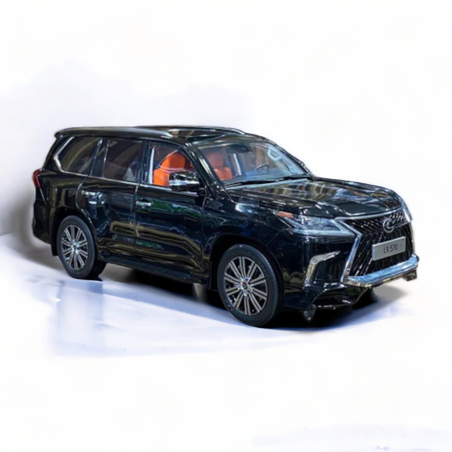 1/18 Lexus LX 570 with interior orange and black exterior By LCD|Sold in Dturman.com Dubai UAE.