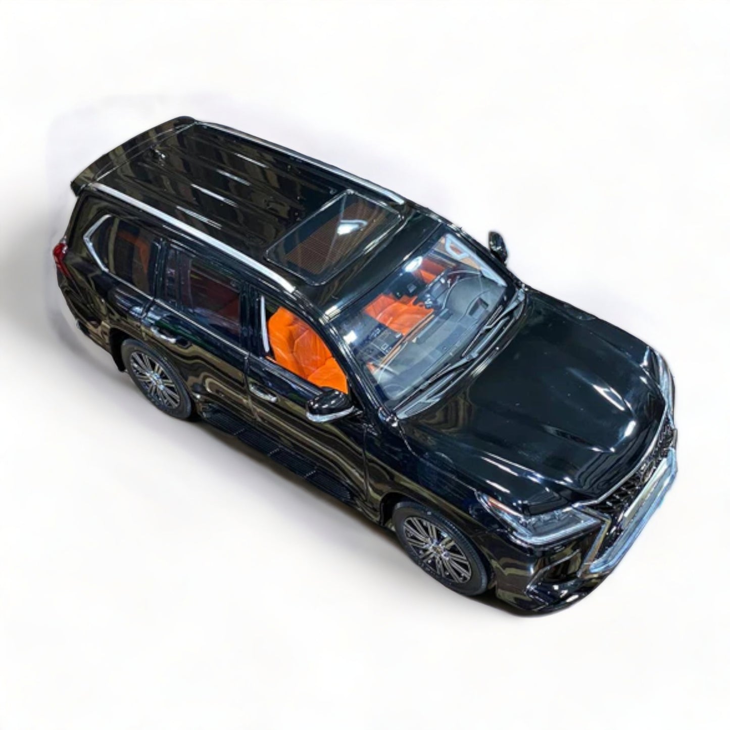 1/18 Lexus LX 570 with interior orange and black exterior By LCD|Sold in Dturman.com Dubai UAE.