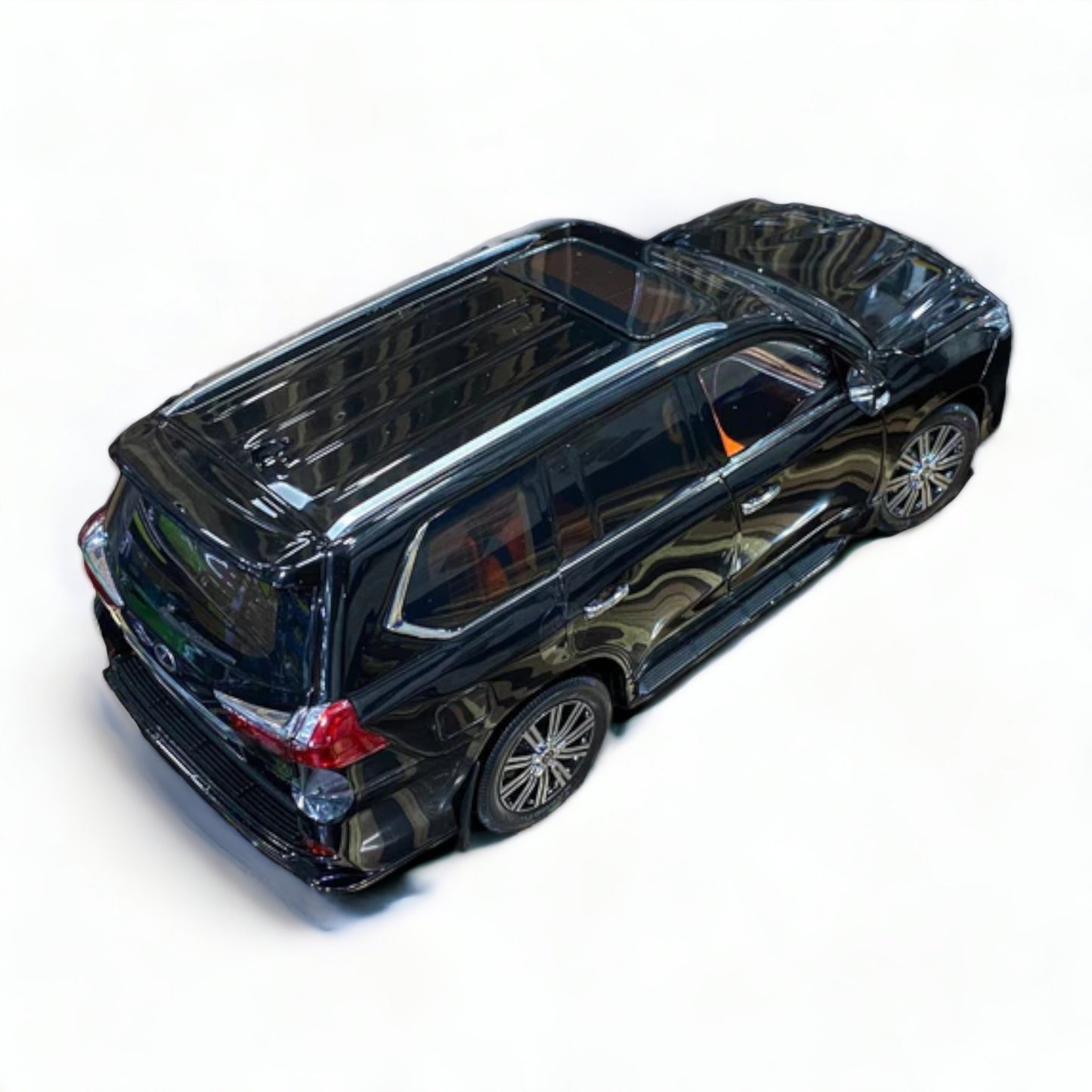 1/18 Lexus LX 570 with interior orange and black exterior By LCD|Sold in Dturman.com Dubai UAE.
