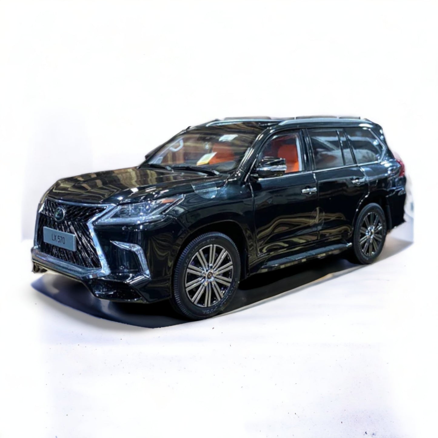 1/18 Lexus LX 570 with interior orange and black exterior By LCD|Sold in Dturman.com Dubai UAE.