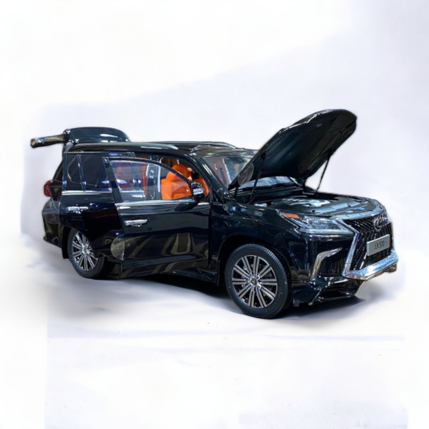1/18 Lexus LX 570 with interior orange and black exterior By LCD|Sold in Dturman.com Dubai UAE.