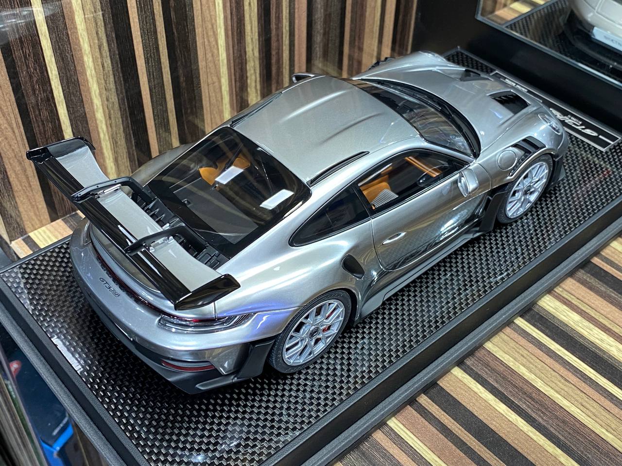 Porsche 911 GT3 RS 992.1 Silver Wheels silver steels by Timothy & Pierre|Sold in Dturman.com Dubai UAE.