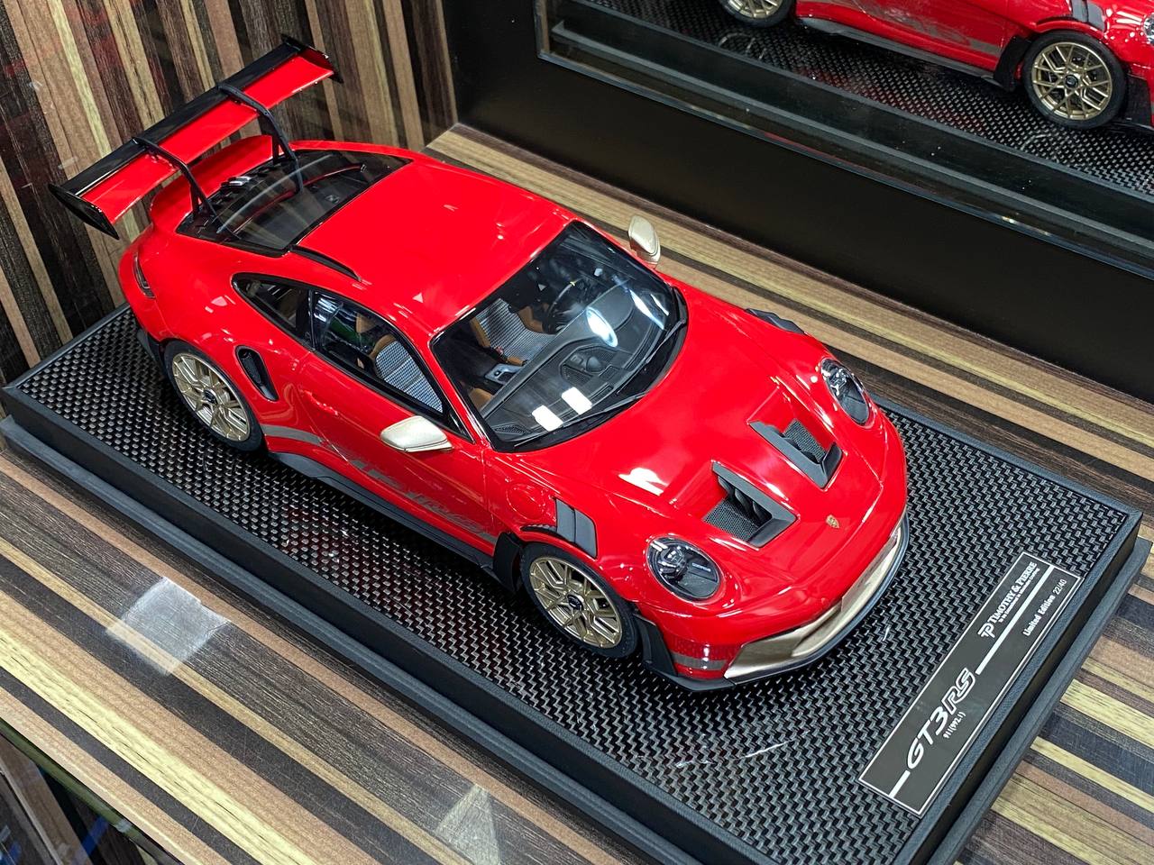 Porsche 911 GT3 RS 992.1 Gold Wheels Red by Timothy & Pierre|Sold in Dturman.com Dubai UAE.