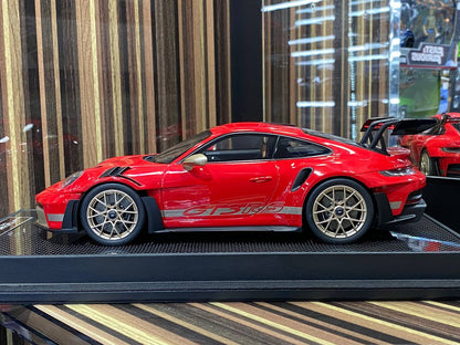 Porsche 911 GT3 RS 992.1 Gold Wheels Red by Timothy & Pierre|Sold in Dturman.com Dubai UAE.