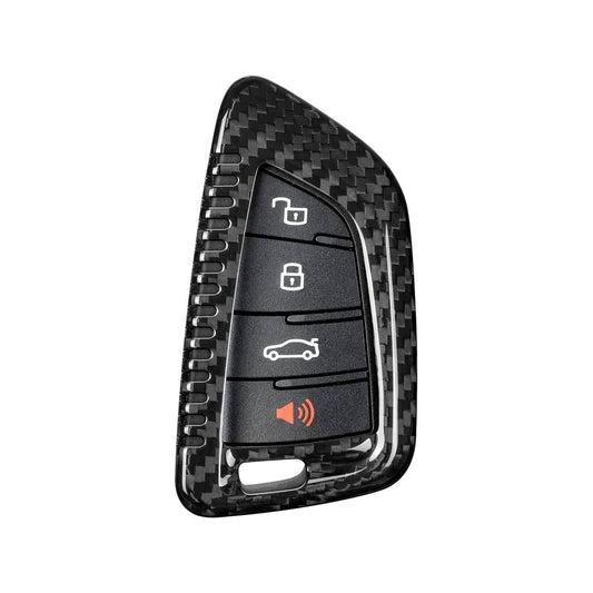 Toyota Carbon Fiber Key Fob Case (Model E) - Carbon Black|Sold in Dturman.com Dubai UAE.