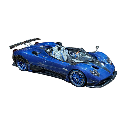 1/18 Pagani Zonda HP Barchetta Blue Carbon by LCD Model Car|Sold in Dturman.com Dubai UAE.