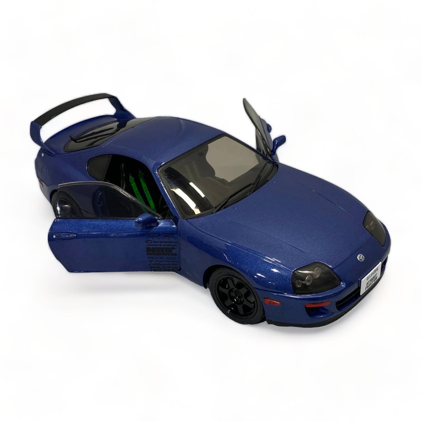 1/18 Diecast Toyota Supra MK4 Dark Blue by Solido Miniature Model Car|Sold in Dturman.com Dubai UAE.
