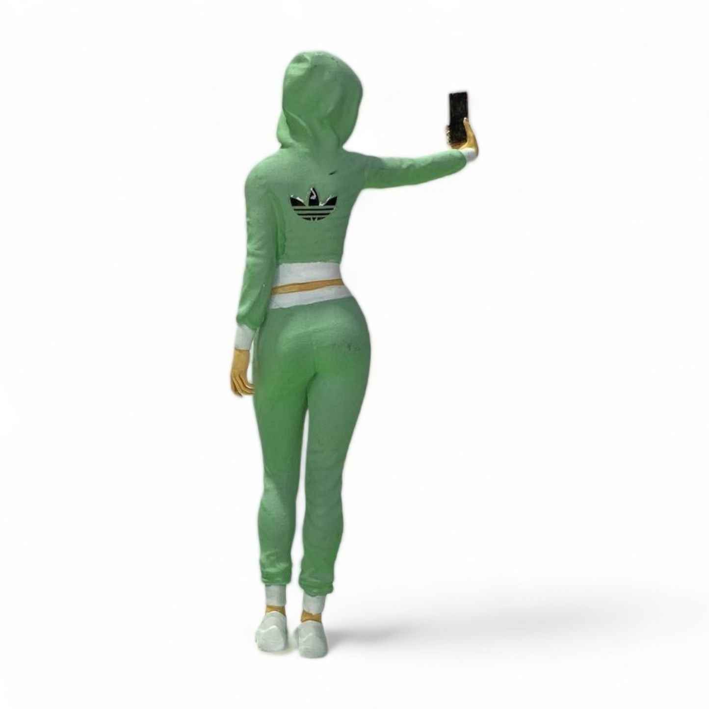 Scale Figure Selfie girl Adidas Dress by SF 1/18 SF-118003|Sold in Dturman.com Dubai UAE.