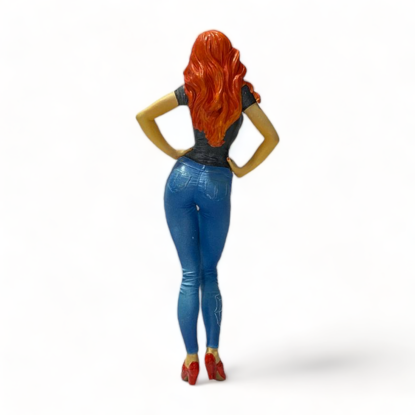 Scale Figure Mary Jane -SPIDERMAN Black T-shirt by SF 1/18 SF-118005