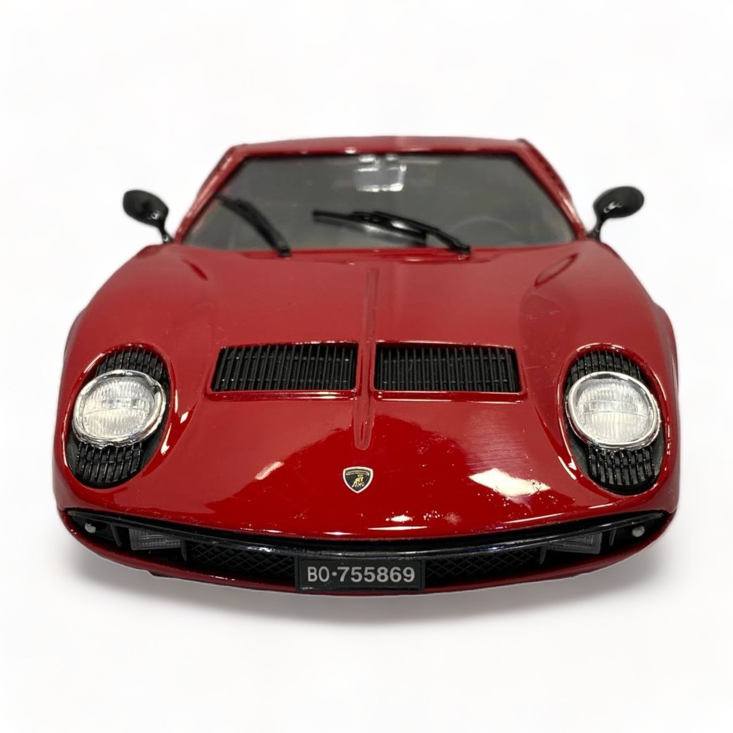1/18 Diecast Lamborghini MIURA RED 1968 1/18 by Bburago Scale Model Car