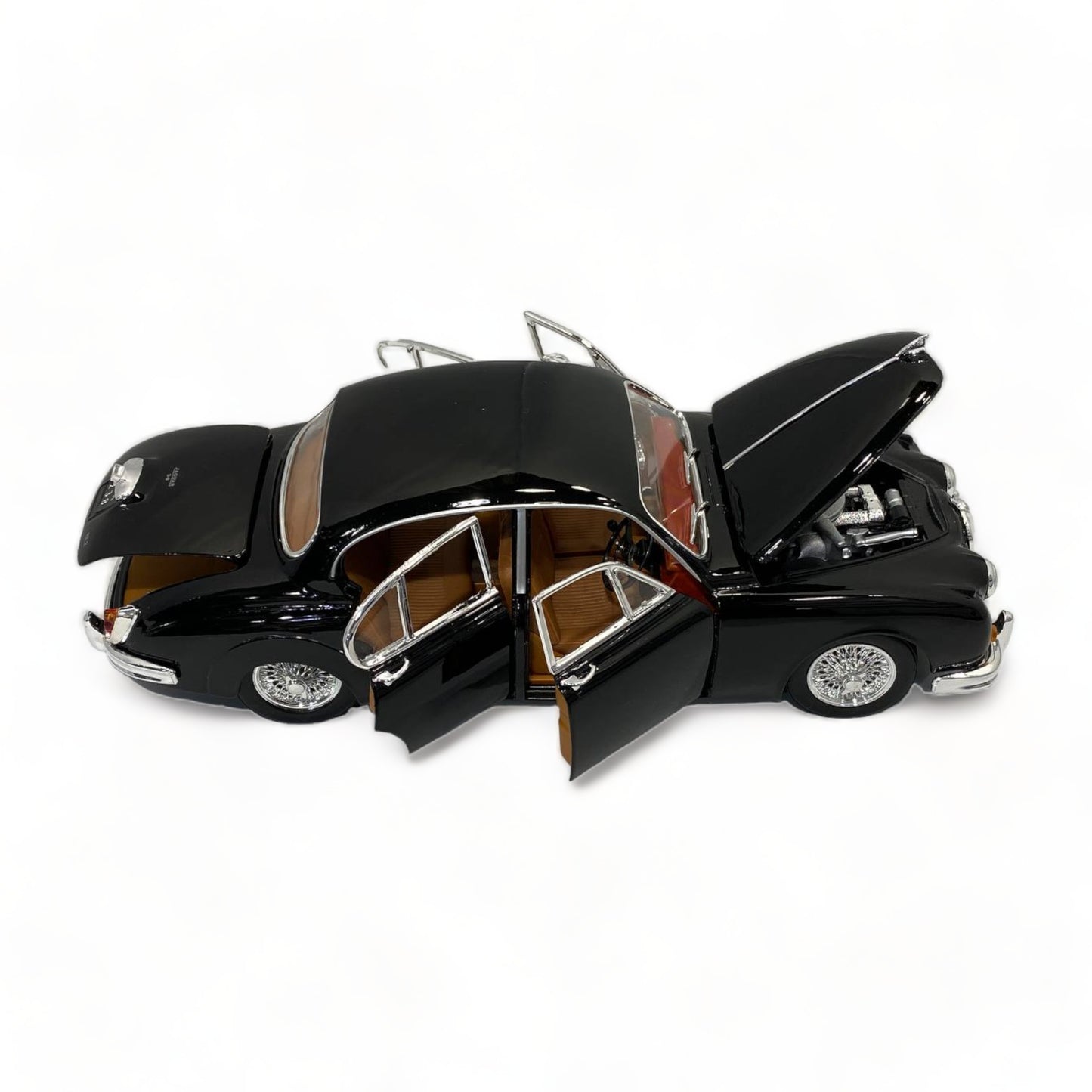 1/18 Diecast Bongo Jaguar Mark II BLACK 1959 Scale Model Car|Sold in Dturman.com Dubai UAE.