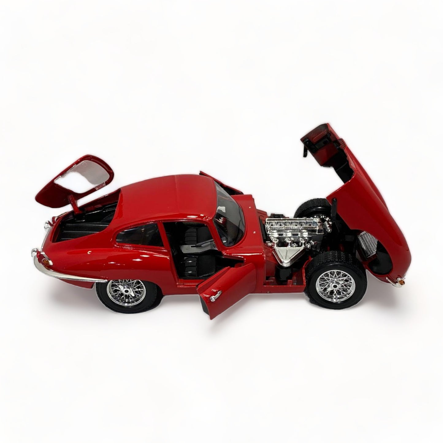 Jaguar E TYPE COUPE RED 1961 by Bburago