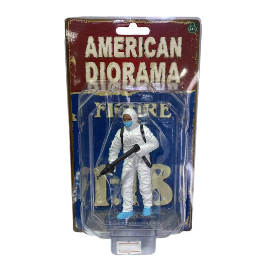 Hazmat Crew Figure I" Miniature Figure by American Diorama (AD-76267)|Sold in Dturman.com Dubai UAE.