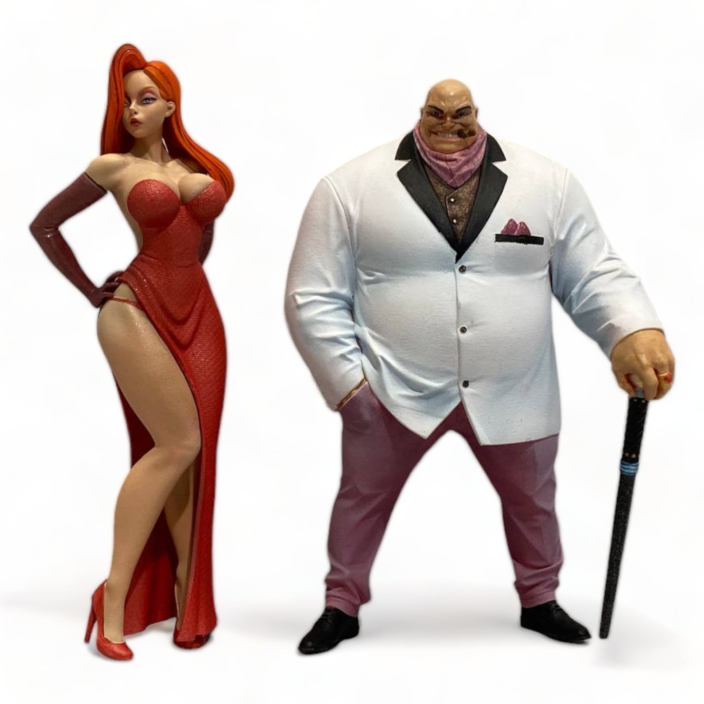 1/18 Scale Figure Set - Kingpin and Jessica Rabbit Figures|Sold in Dturman.com Dubai UAE.