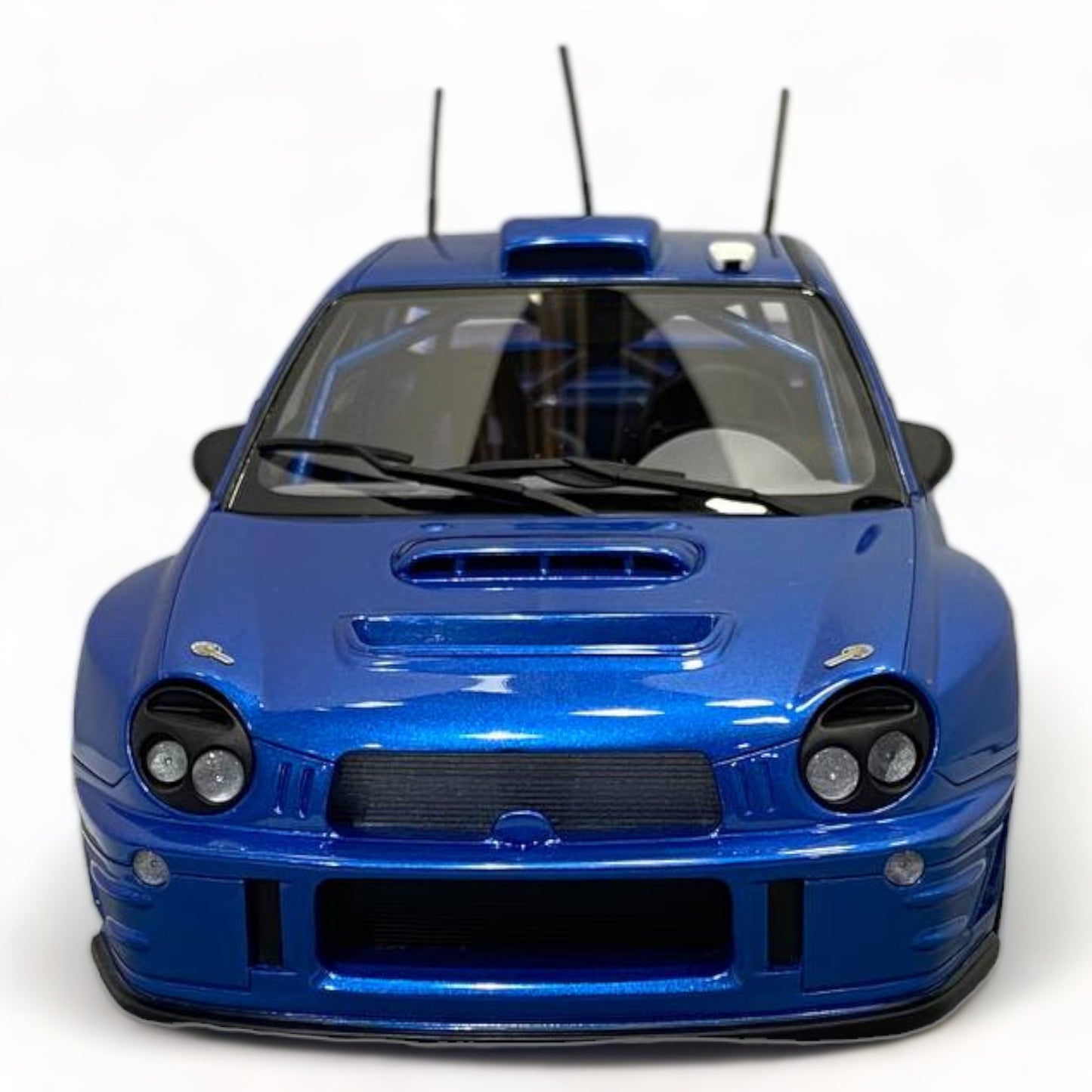 1/18 Diecast TOP MARQUES Subaru S7 Ready To Race Blue 2002|Sold in Dturman.com Dubai UAE.
