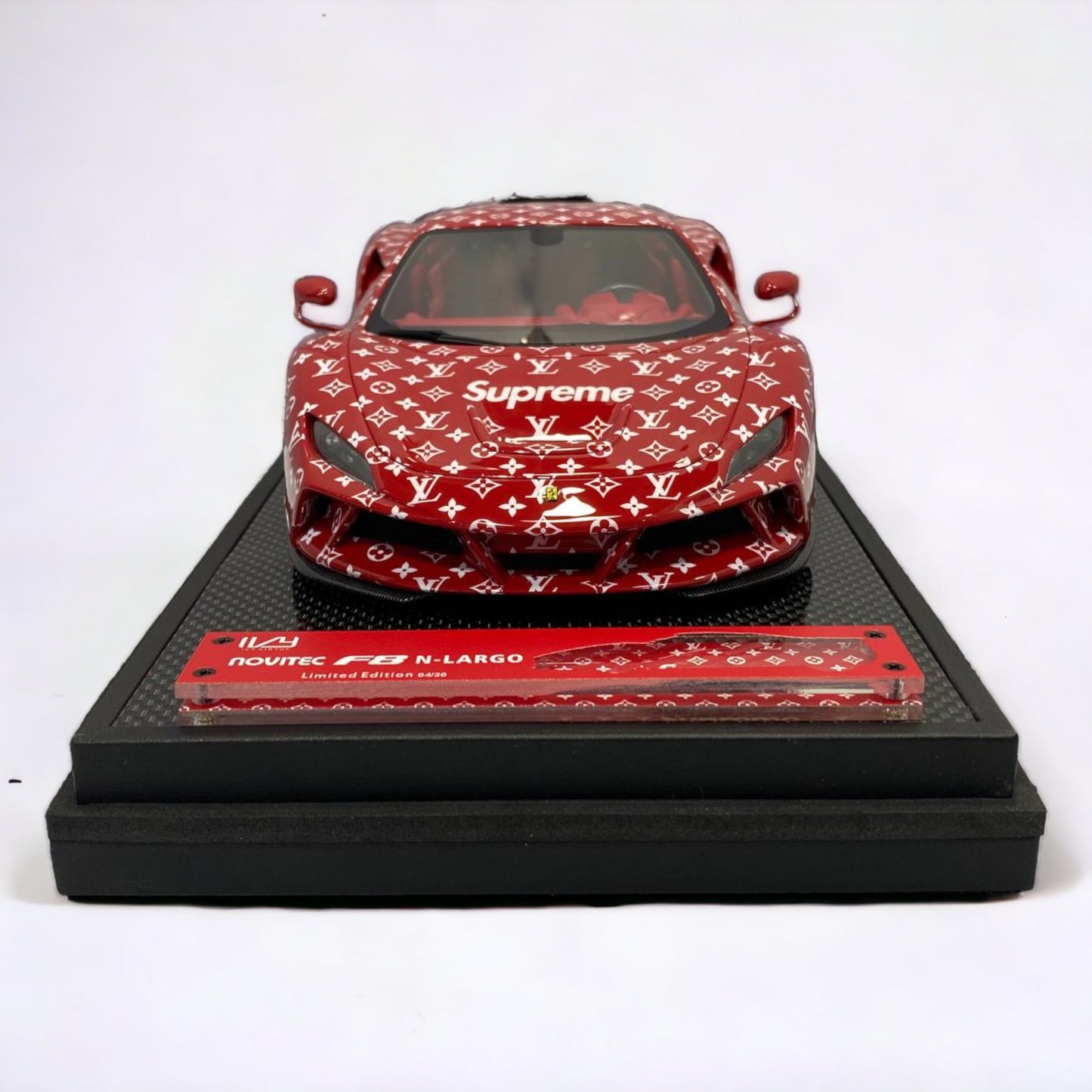 1/18 Resin Ivy Virtue Ferrari Novitec F8 N-Largo Red Scale Model Car