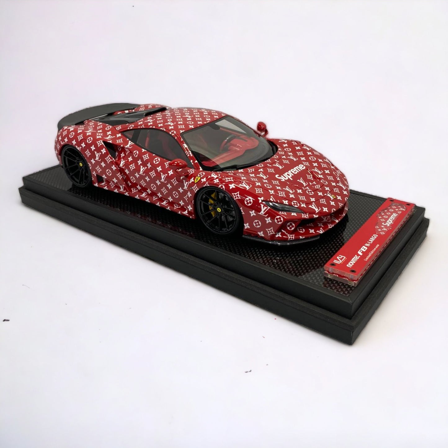 1/18 Resin Ivy Virtue Ferrari Novitec F8 N-Largo Red Scale Model Car