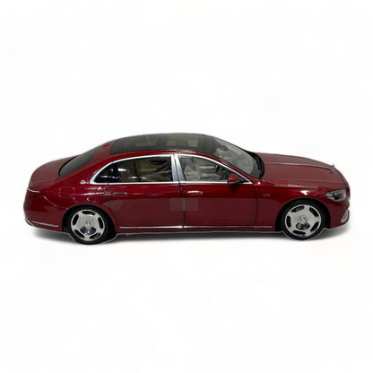 1/18 diecast metal Almost real Mercedes-Maybach S Class S 680 (W223) Red Model Car|Sold in Dturman.com Dubai UAE.