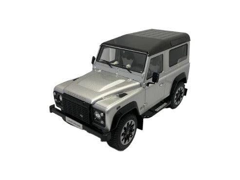 LCD Land Rover Defender 90 Works V8 - 1/18 Diecast, 70th Edition Silver|Sold in Dturman.com Dubai UAE.