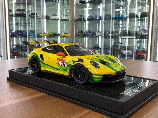 1:18 Resin Timothy & Pierre Porsche 911 GT3 RS (992.1) Weissach Package Grello Livery Limited 1 of 25