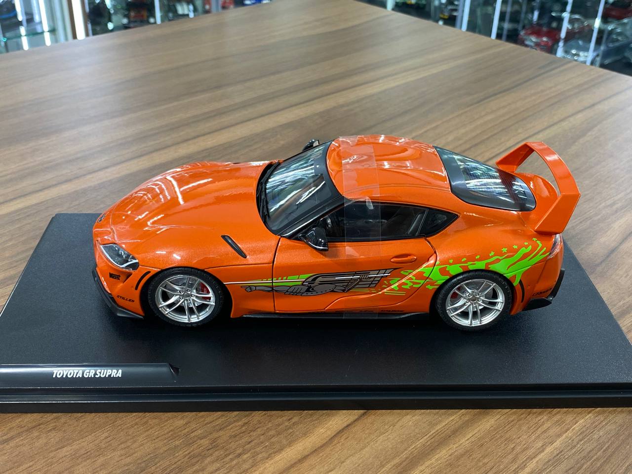 1/18 Diecast doors opening Solido Toyota Supra GR Tribute 2024 Color - Orange
