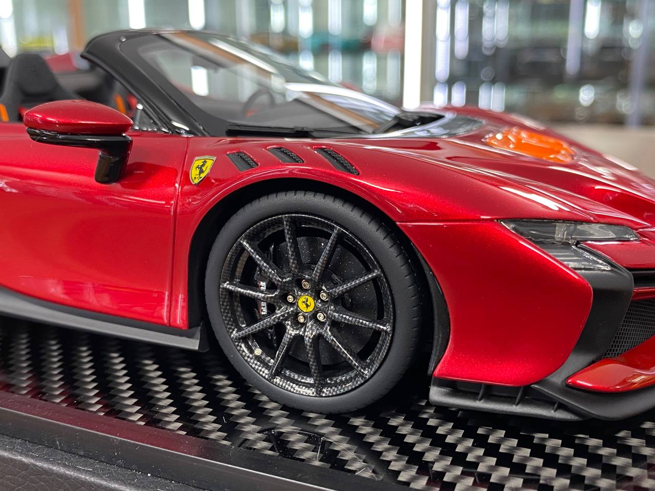 1/18 Resin Model – Ferrari SF90 XX Spider | BBR Models |Rosso Fuoco