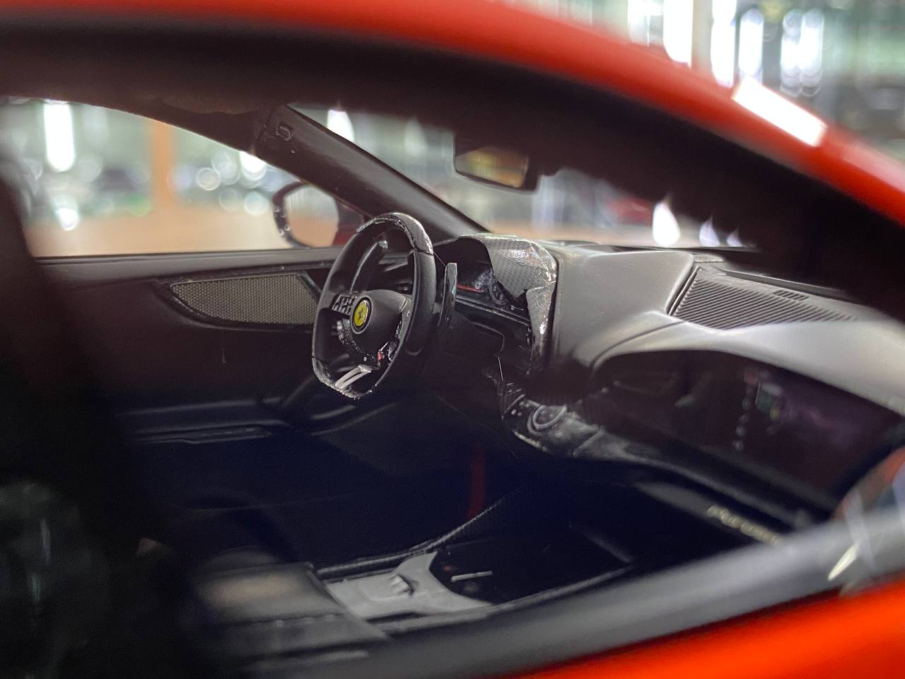 1/18 Resin Ferrari Purosangue by Runner in Orange / Black interior Limited 30 pcs