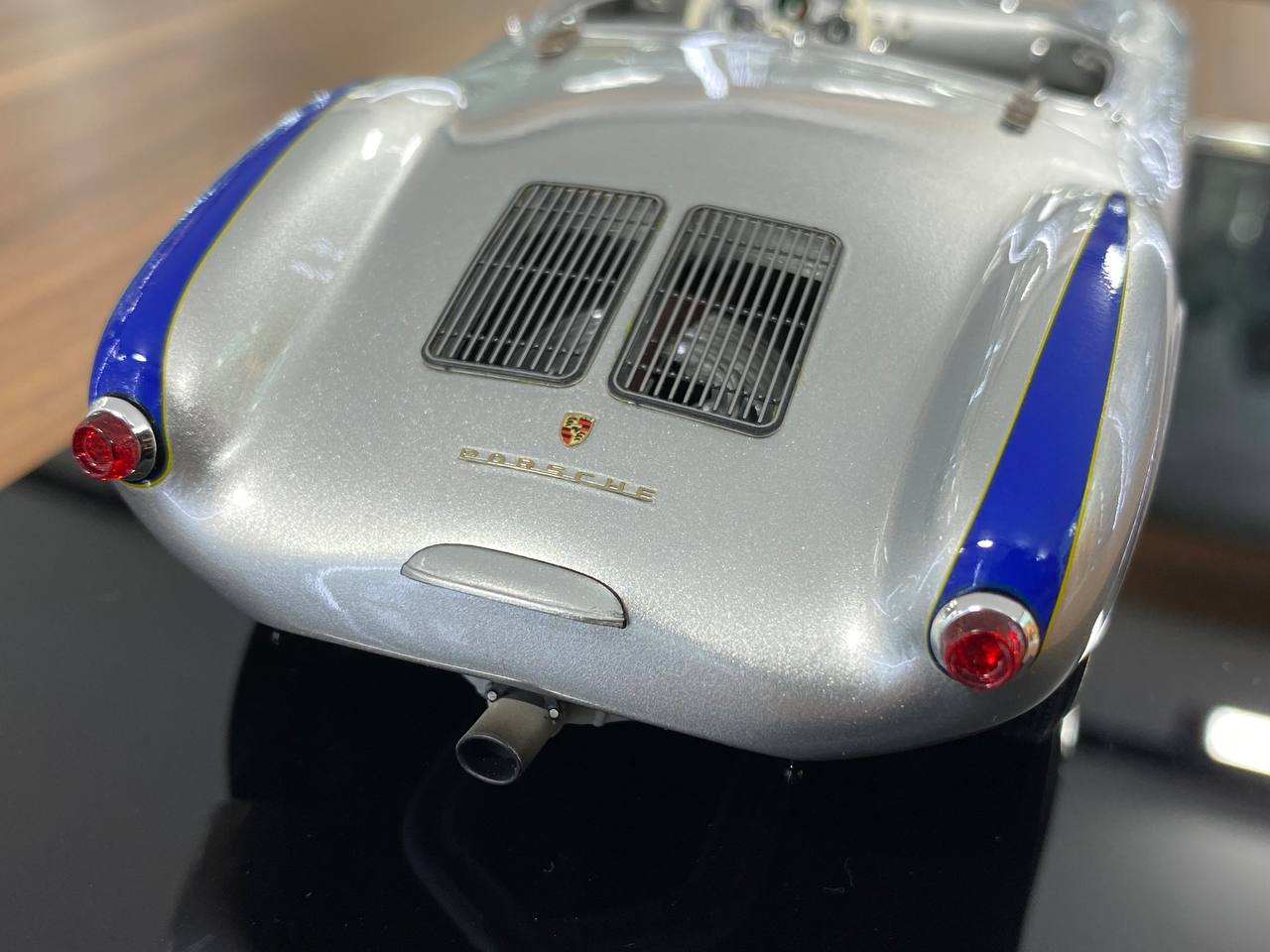 1/18 Amalgam Porsche 550 Spyder 1955 Silver | Limited Edition Model Car