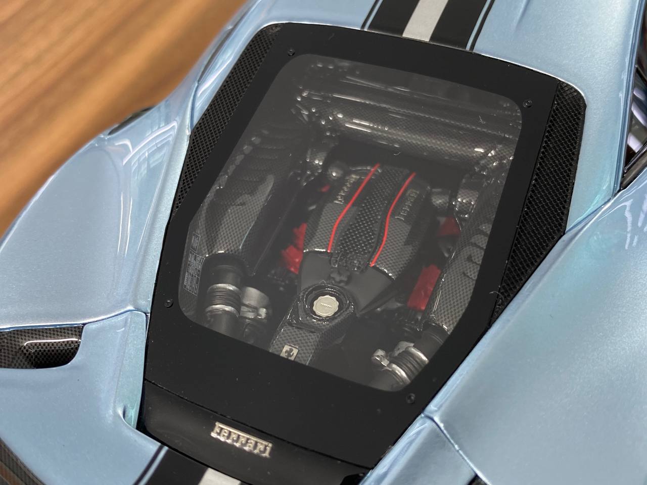 1/18 Resin CE Custom Edition Ferrari 488 Pista Ice Blue Ltd.Edn.30 pcs