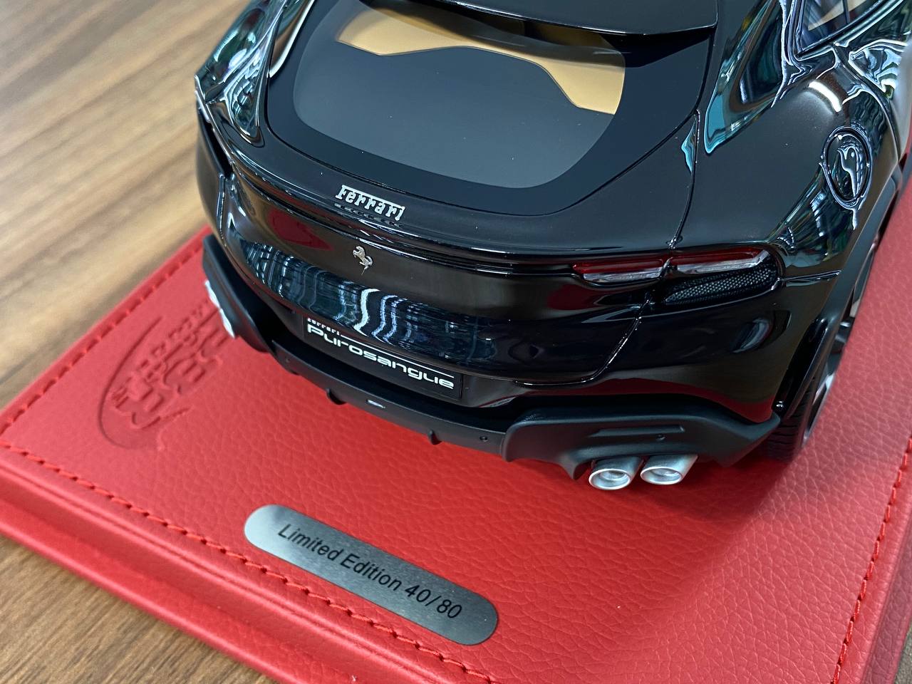 1/18 Resin BBR Models Ferrari Purosangue in Nero Purosangue Metallic (Ltd Edn.80 pcs)