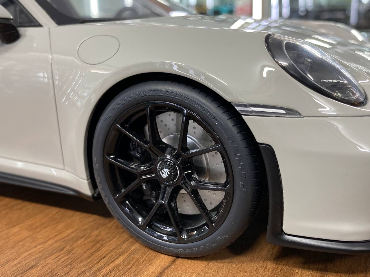 1/12 Resin Porsche 911 (992) GT3 Touring – Grey | GT Spirit | Limited Edition