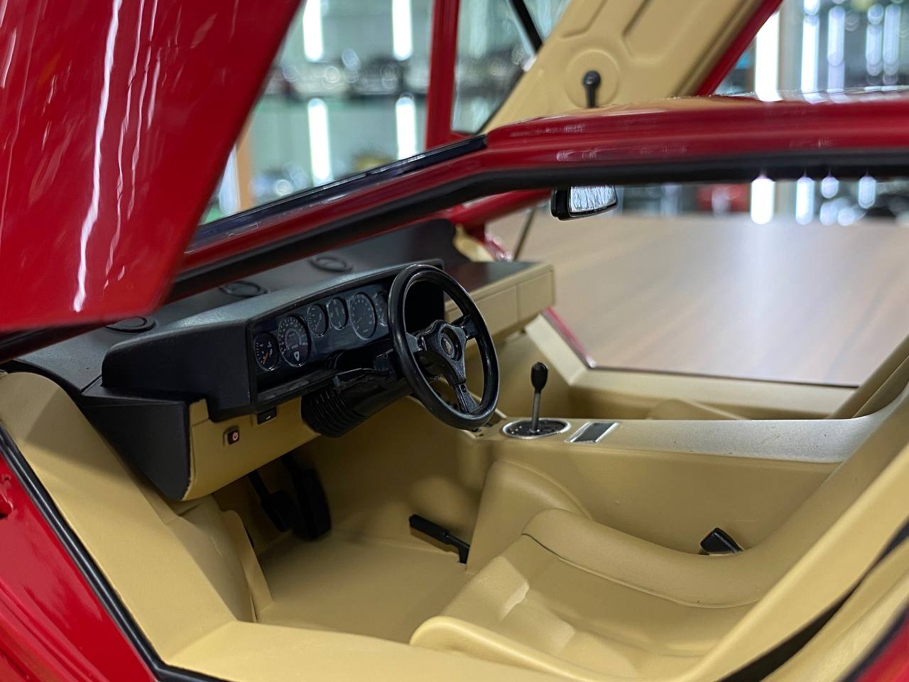 ★ 1/12 Diecast KK Scale Lamborghini Countach LP5000 QV | Red | Full-Opening