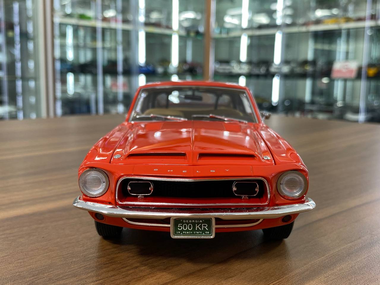 ACME Ford Shelby GT500 KR 1968 - 1/18 Diecast, Orange - Paint Rashes Present