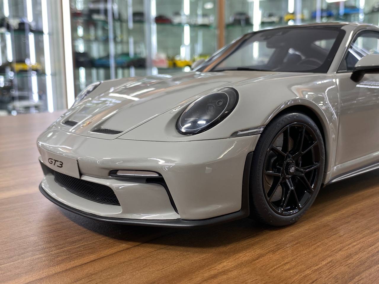 1/12 Resin Porsche 911 (992) GT3 Touring – Grey | GT Spirit | Limited Edition