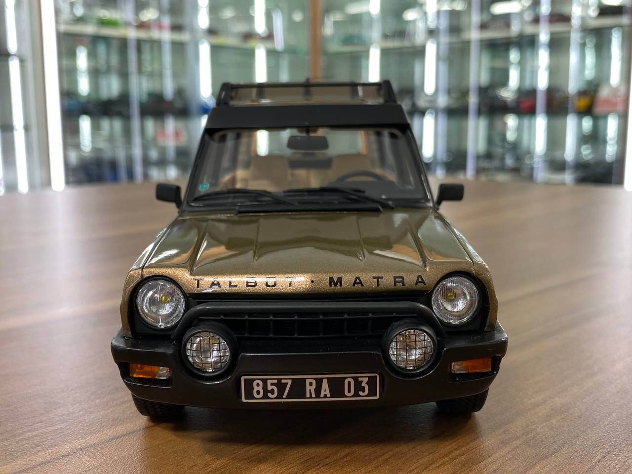 1/18 Resin OTTO Talbot Matra Rancho X - Brown Miniature Car