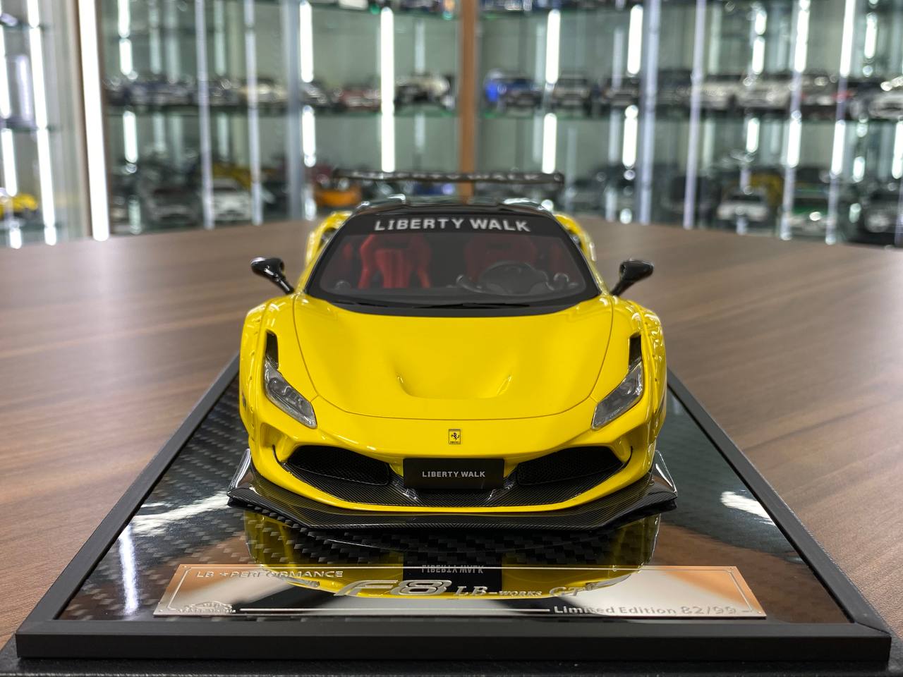 1/18 Resin – Ferrari F8 GT LB-Works Giallo Tristrato Decal by VIP Model
