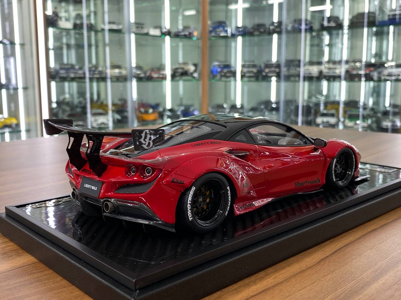 1/18 Resin Model – Ferrari F8 GT LB-Works Rosso Corsa Decal by VIP Model
