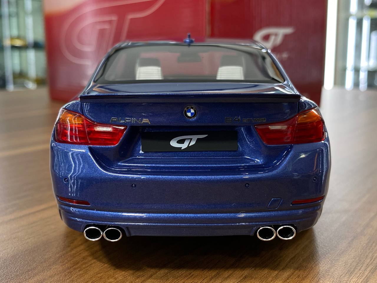 1/18 Resin BMW Alpina B4 Blue GT Spirit Scale Model Car