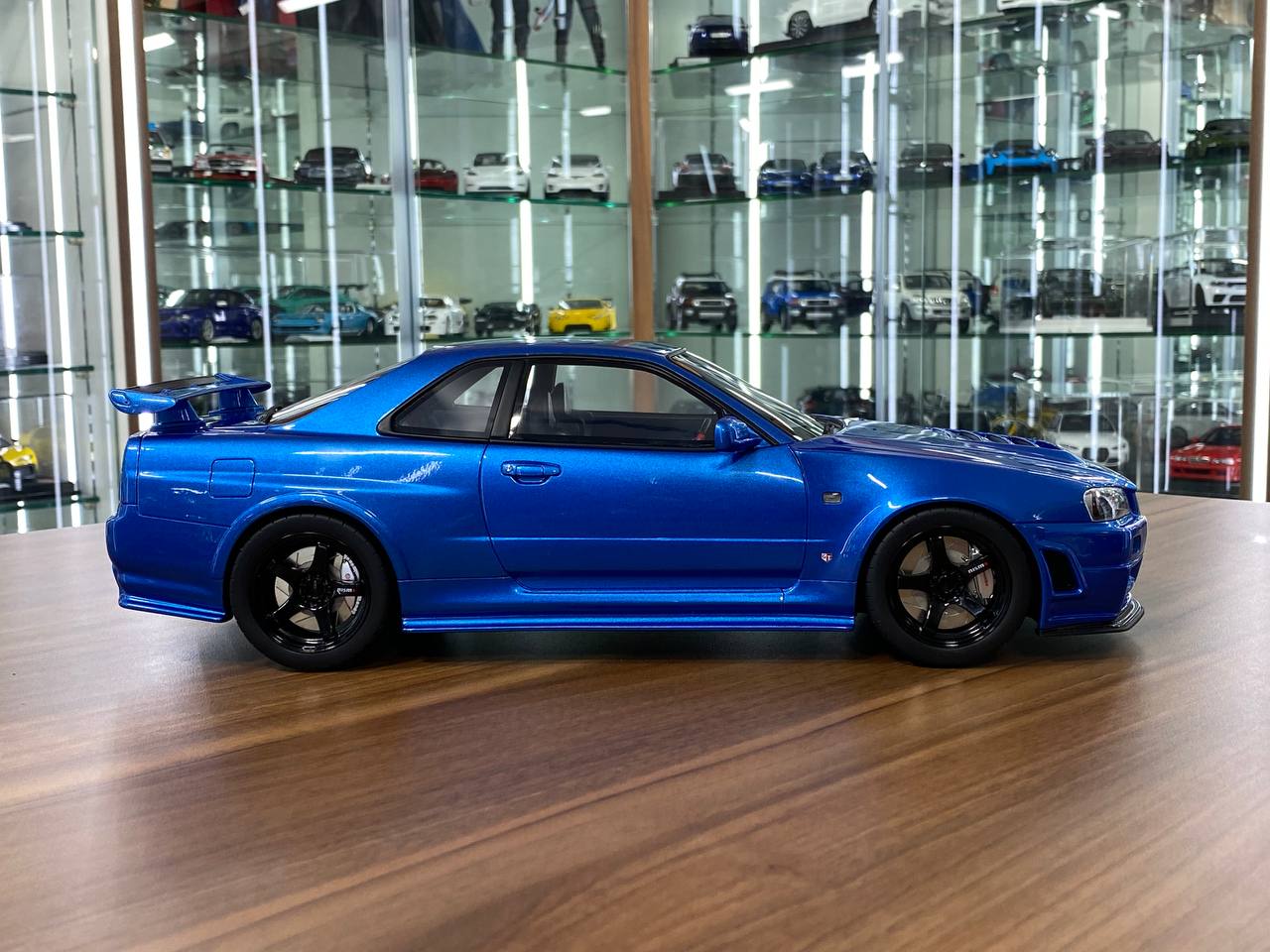 1/12 Resin Model OttO Nissan Skyline GT-R R34 Nismo Z-Tune 2005 – Blue