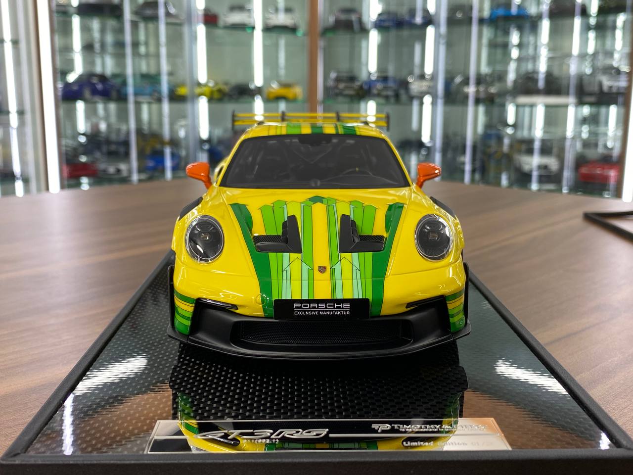 1:18 Resin Timothy & Pierre Porsche 911 GT3 RS (992.1) Weissach Package Grello Livery Limited 1 of 25