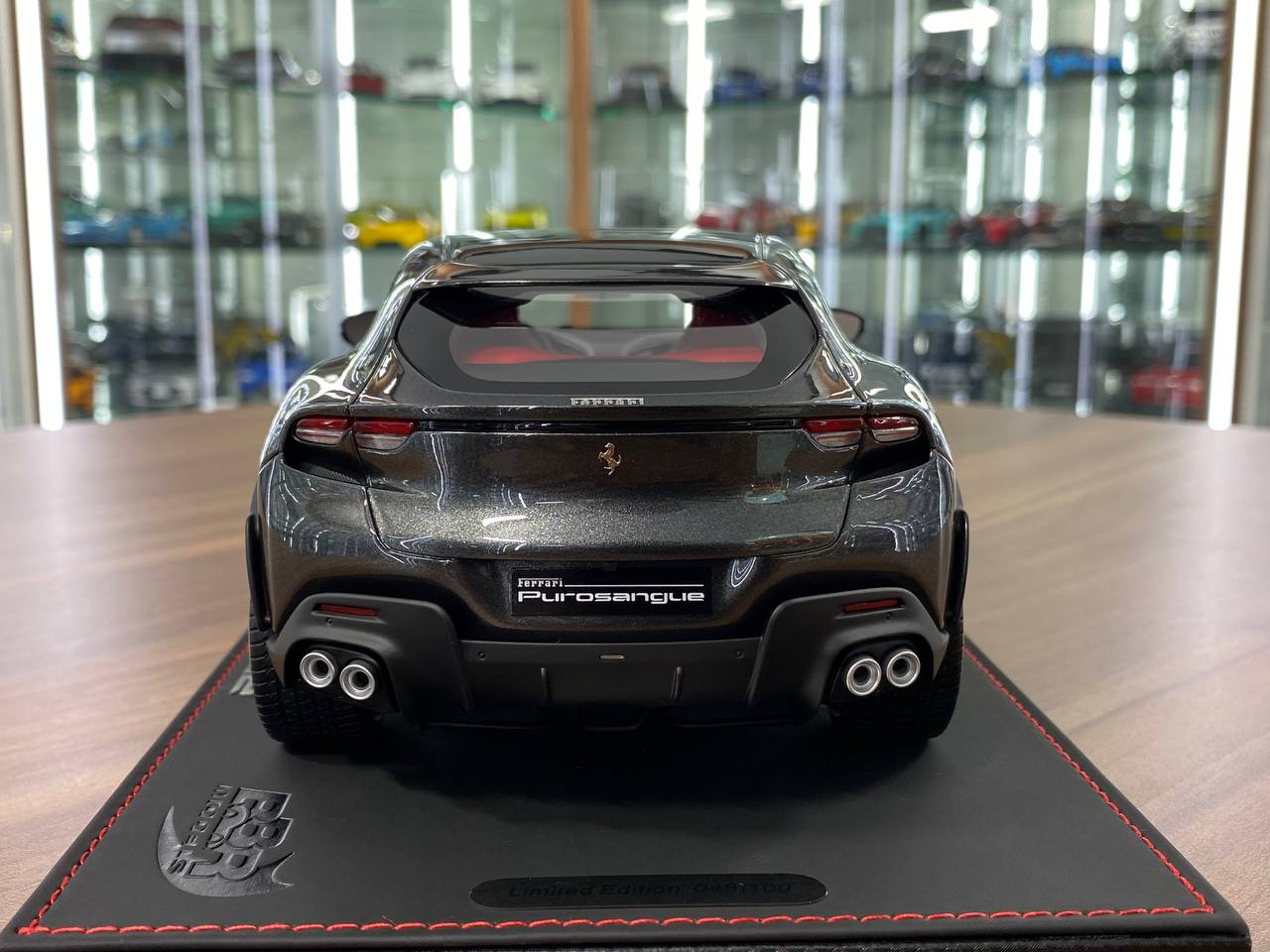 1/18 Resin Model – BBR Models Ferrari Purosangue Grigio Silverstone Limited-100 pcs